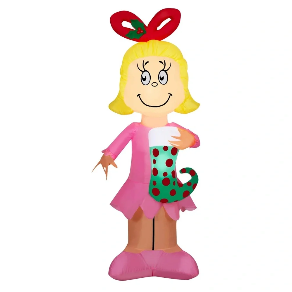 Cindy Lou Who 5 Ft Christmas Airblown Inflatable Dr. Seuss The Grinch‎